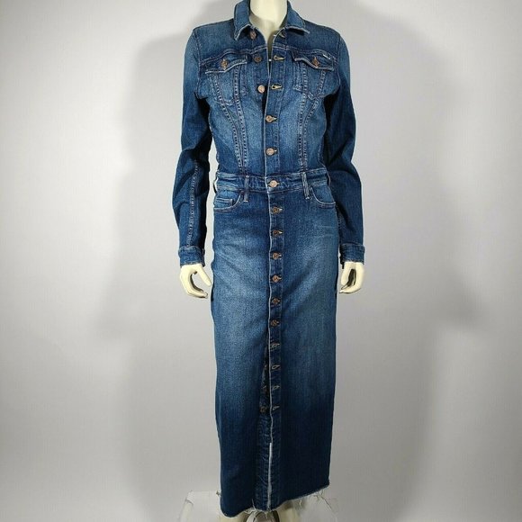 MOTHER Dresses & Skirts - MOTHER Denim The Cover Up Maxi Dress - M